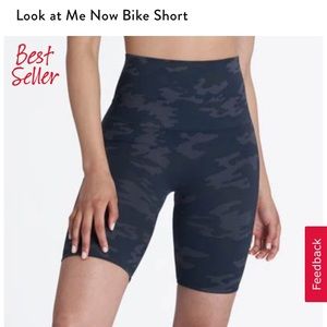 Spanx Look at Me Now Bike Short Camo NWT
